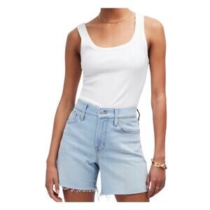Madewell Womens The Perfect Summer Jean 5 Pocket Raw Hem Jean Shorts Size 30